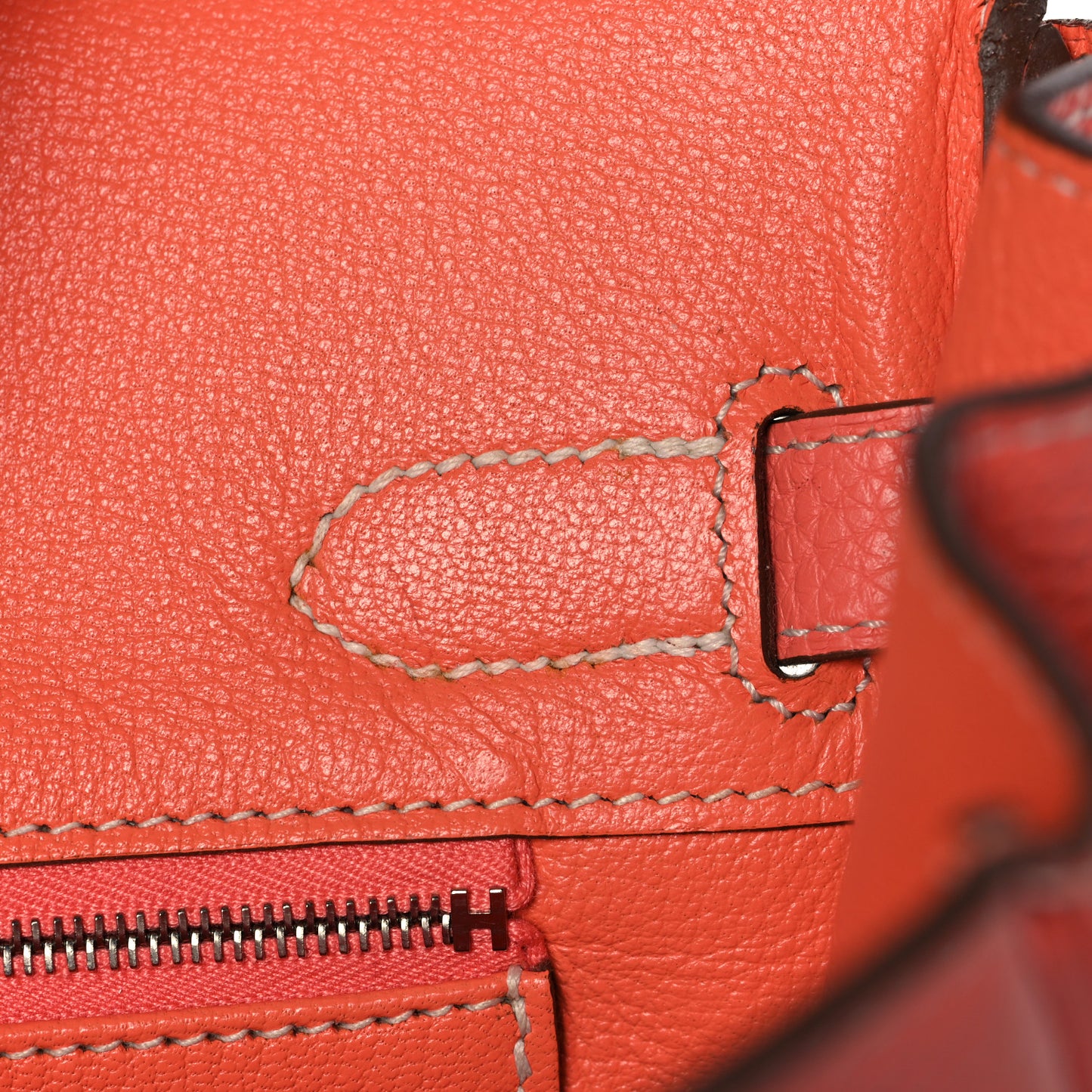 Taurillon Clemence Birkin 30 Crevette