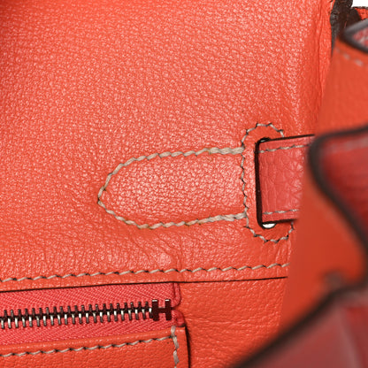 Hermes Taurillon Clemence Birkin 30 Crevette 20 of 39
