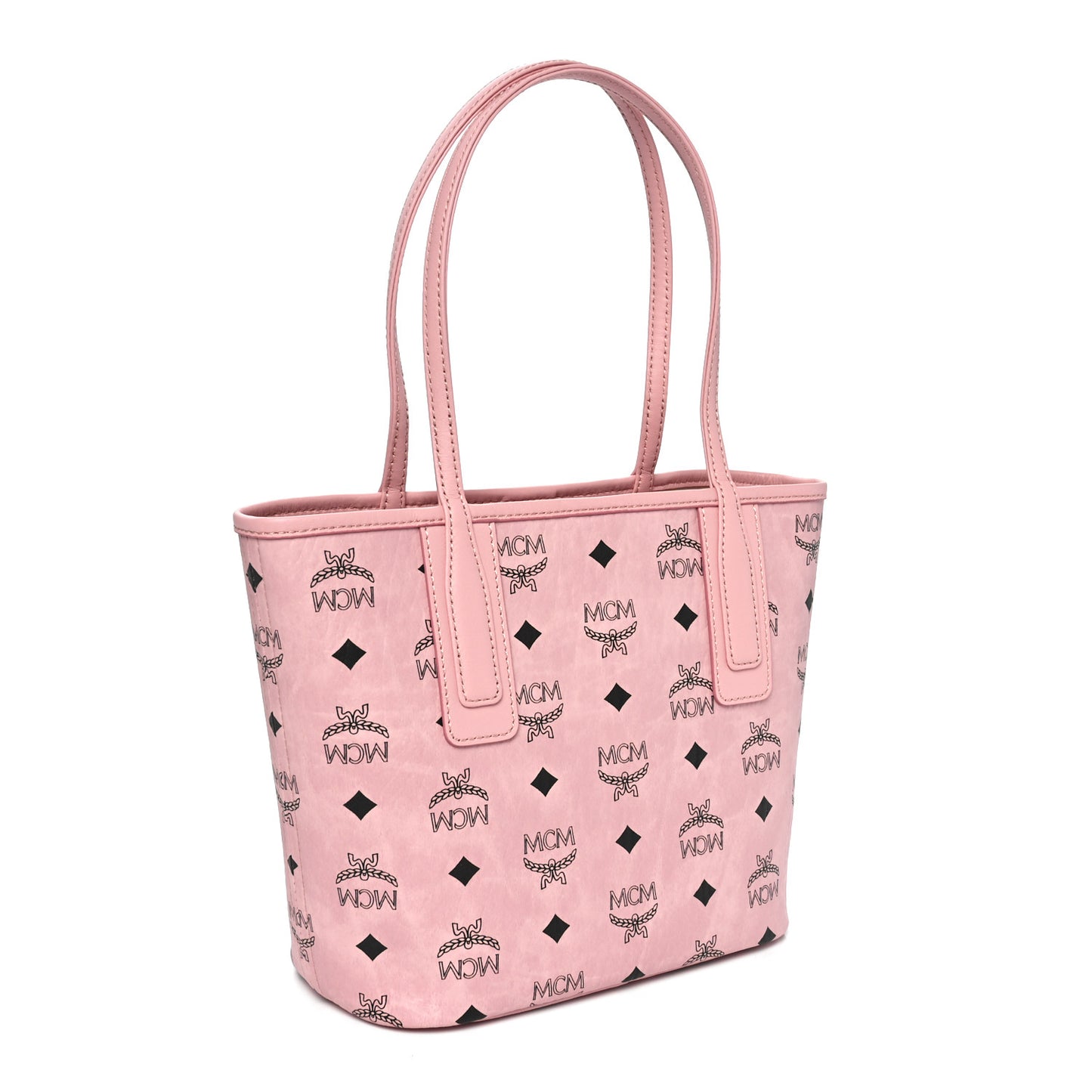 Visetos Mini Liz Reversible Shopper Tote Soft Pink