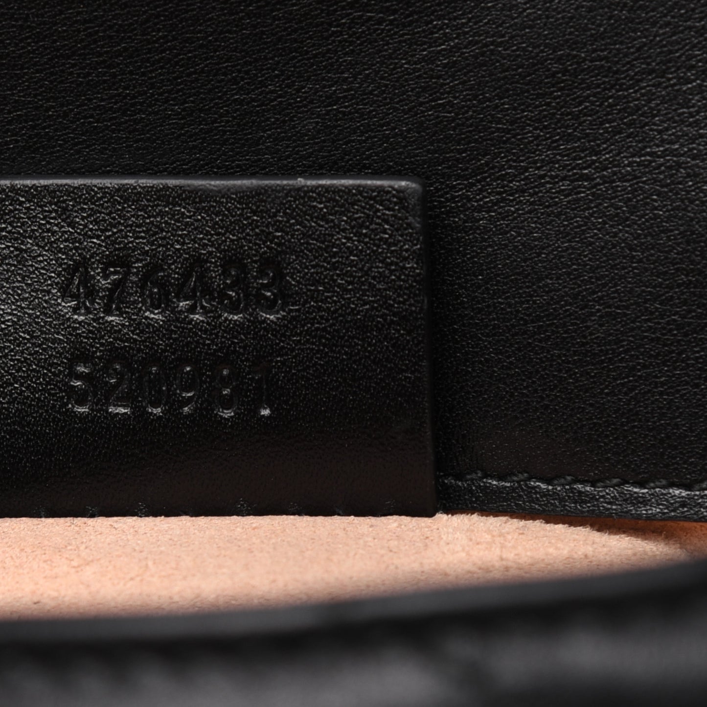 Calfskin Matelasse Super Mini GG Marmont Shoulder Bag Black