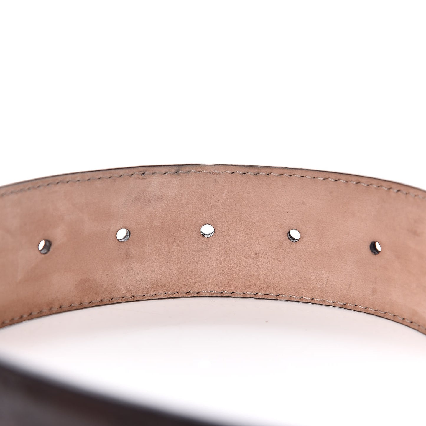 Guccissima Interlocking G Belt 110 44 Dark Brown