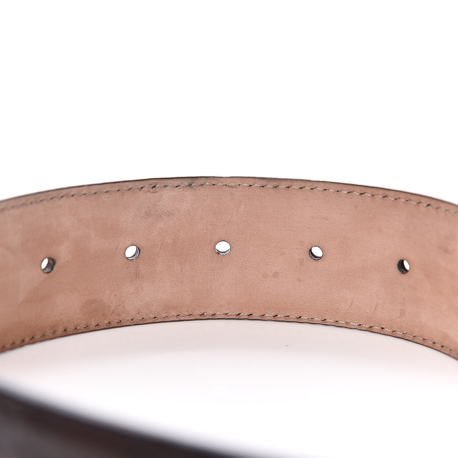 Gucci Guccissima Interlocking G Belt 110 44 Dark Brown 6 of 10