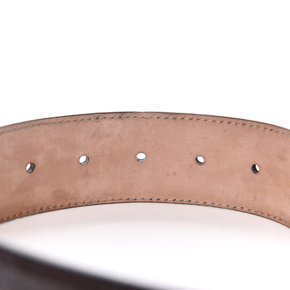 Gucci Guccissima Interlocking G Belt 110 44 Dark Brown 6 of 10