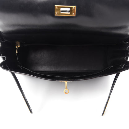 Hermes Box Kelly Retourne 32 Black 5 of 11