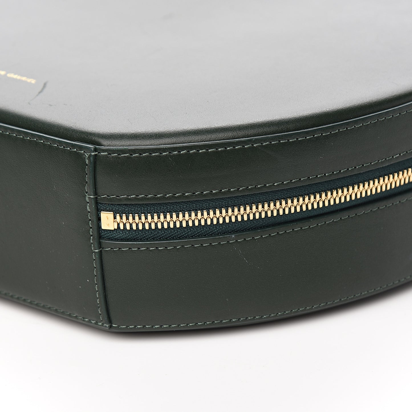 Calfskin Circle Bag Moss