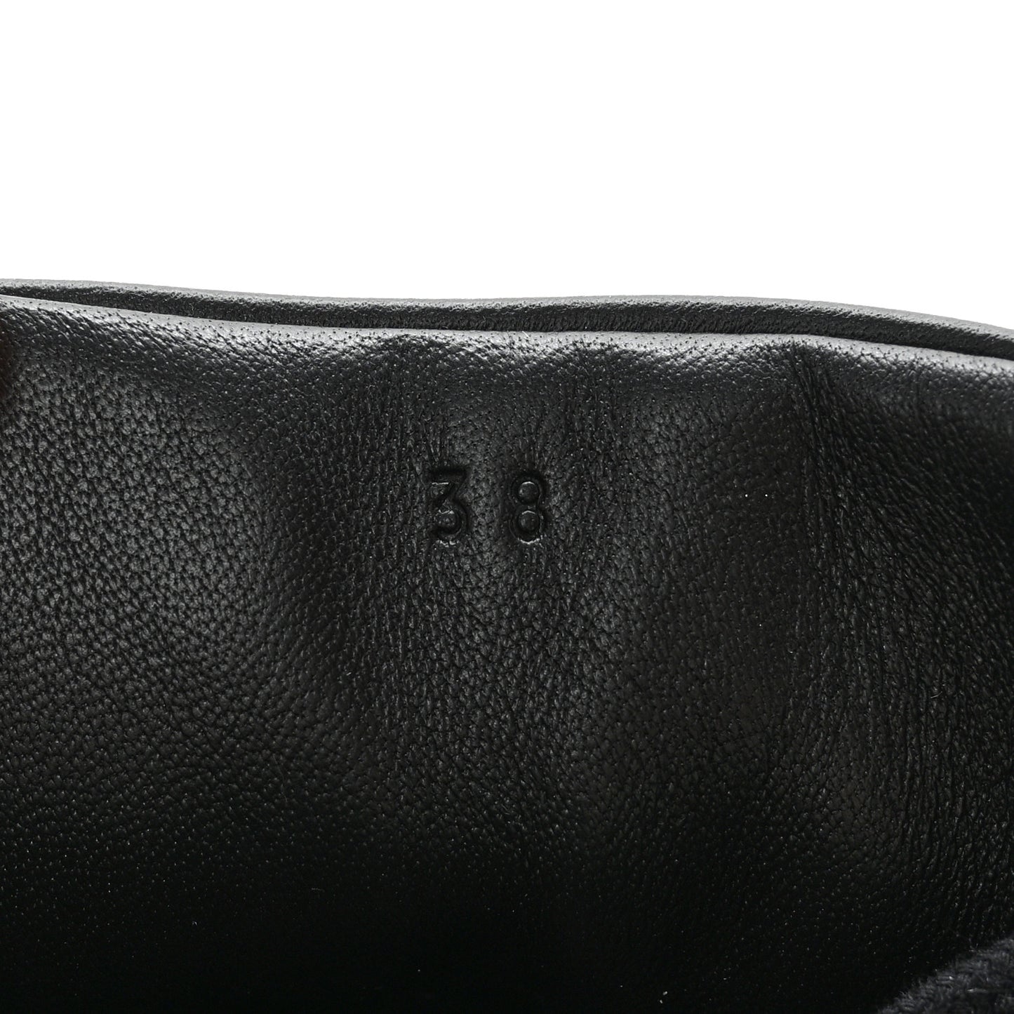Calfskin Day Sneakers 38 Black