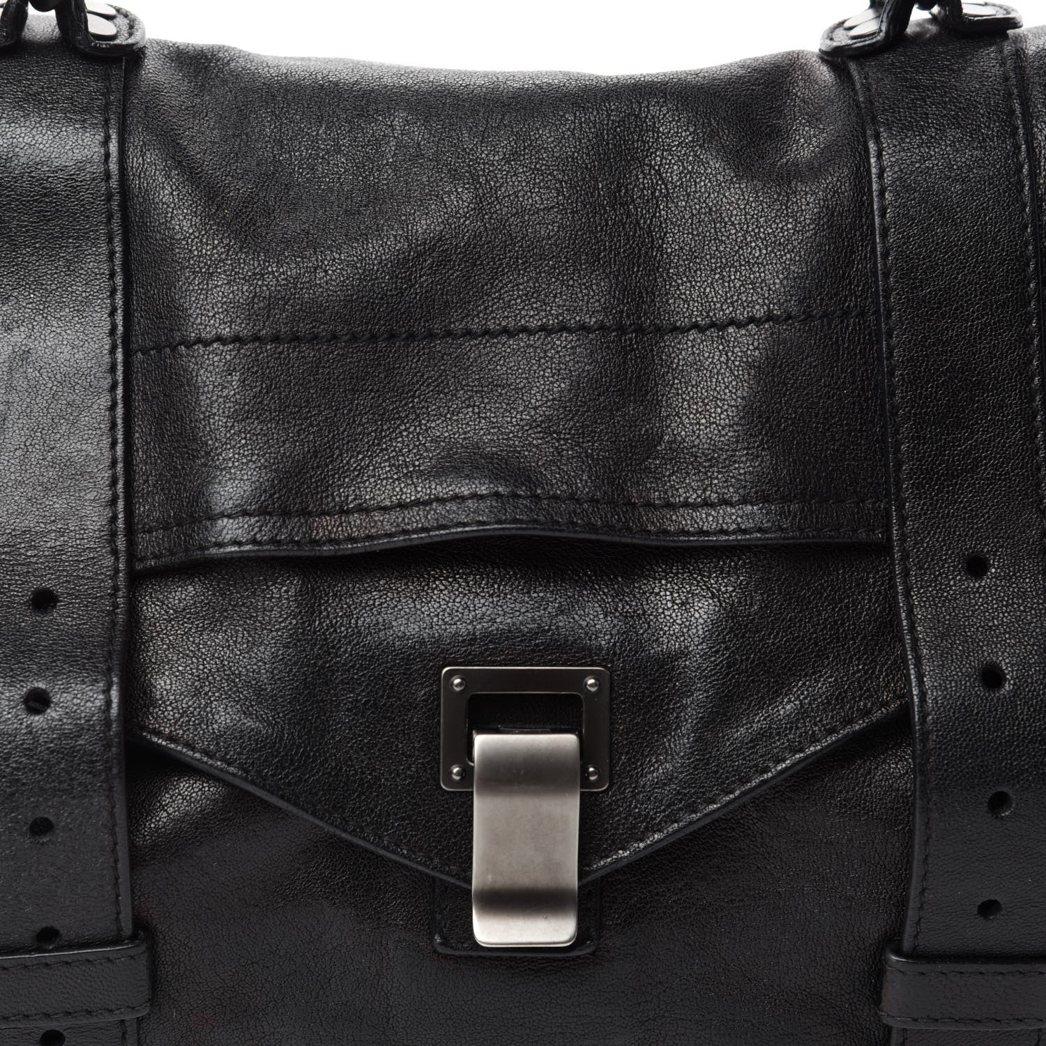 Proenza Schouler Lambskin Medium PS1 Satchel Black 13 of 13