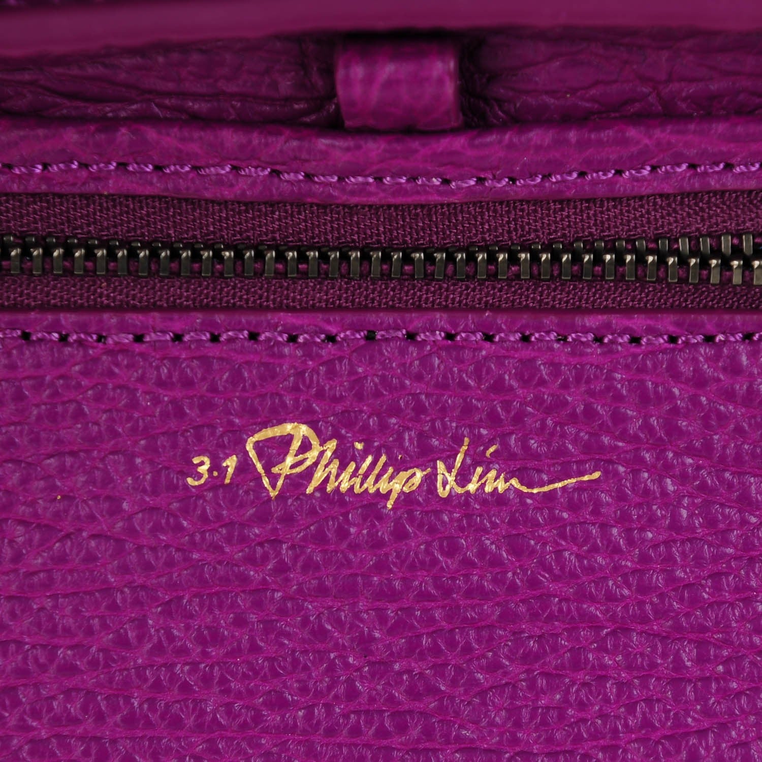 3.1 Phillip Lim 3.1 Textured Calfskin Mini Pashli Satchel Orchid 6 of 8