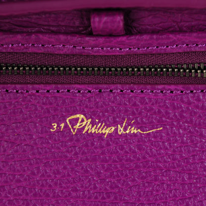 3.1 Phillip Lim 3.1 Textured Calfskin Mini Pashli Satchel Orchid 6 of 8