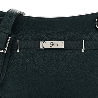 Hermes Taurillon Clemence Jypsiere 28 Vert Cypress 8 of 10