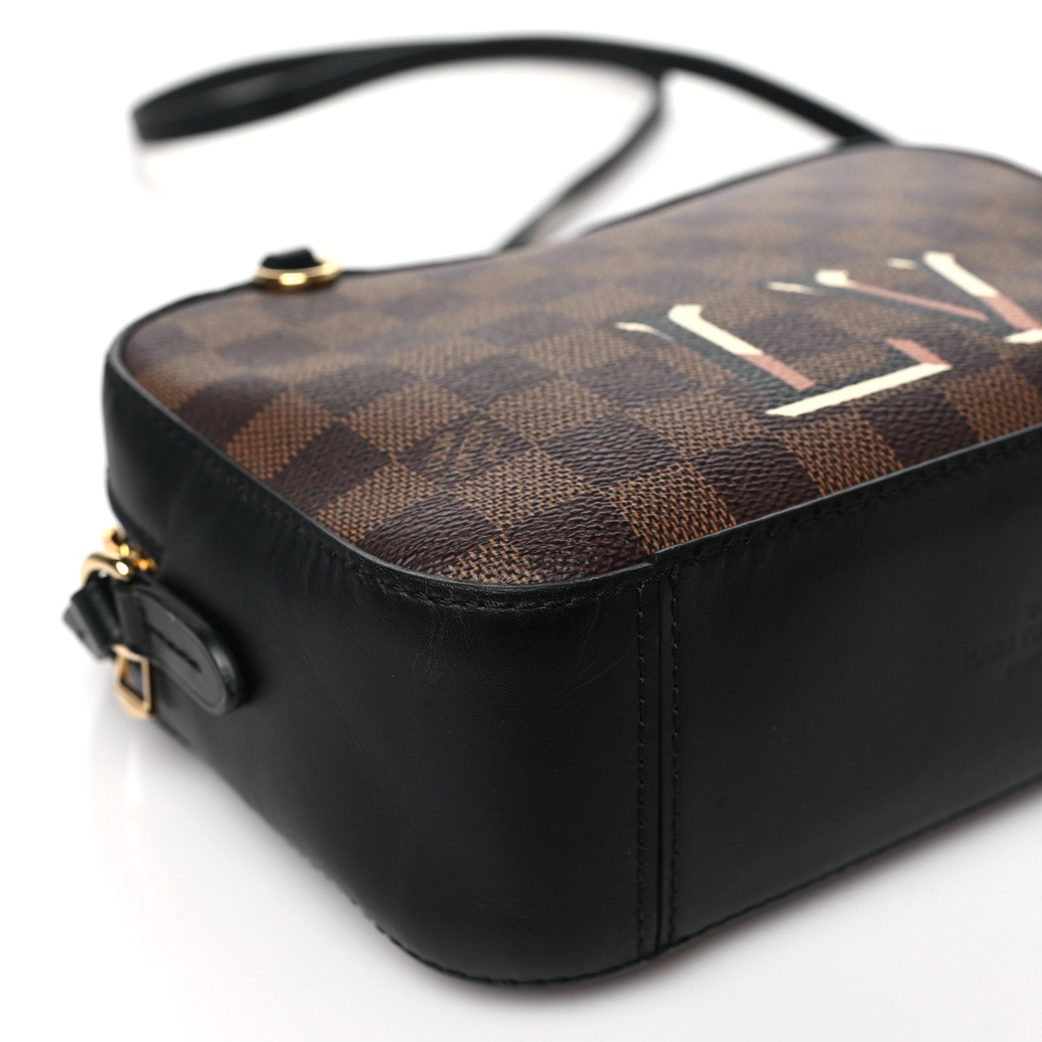 Louis Vuitton Damier Ebene Santa Monica Black 8 of 9