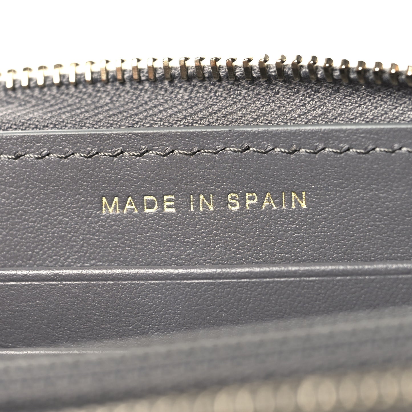 Lambskin Quilted Chanel 19 Long Zipped Around Wallet Grey