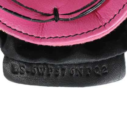 Valentino Garavani Leather Rosette Small Chain Strap Bag Pink 5 of 6