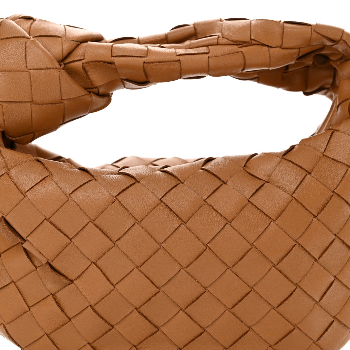 Nappa Intrecciato Mini Jodie Caramel
