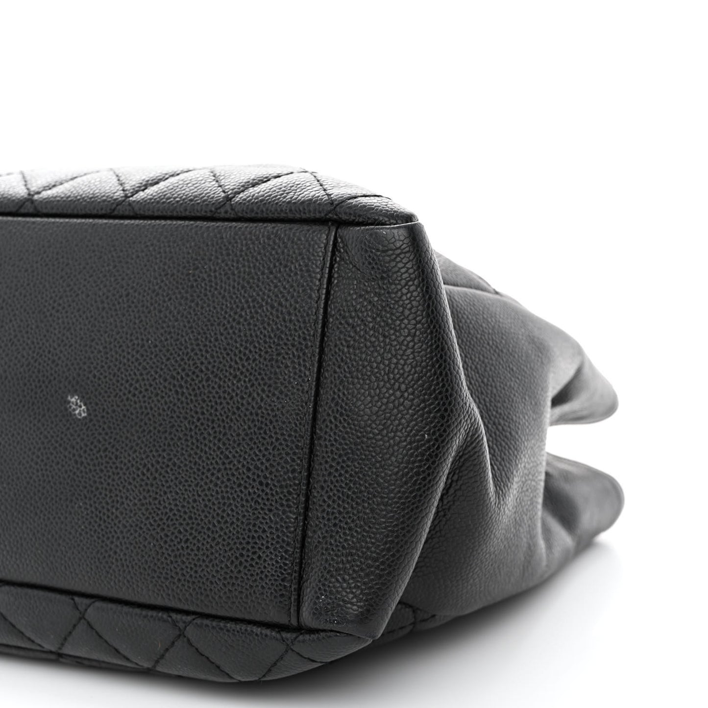 Caviar Quilted Grand Shopping Tote GST Black