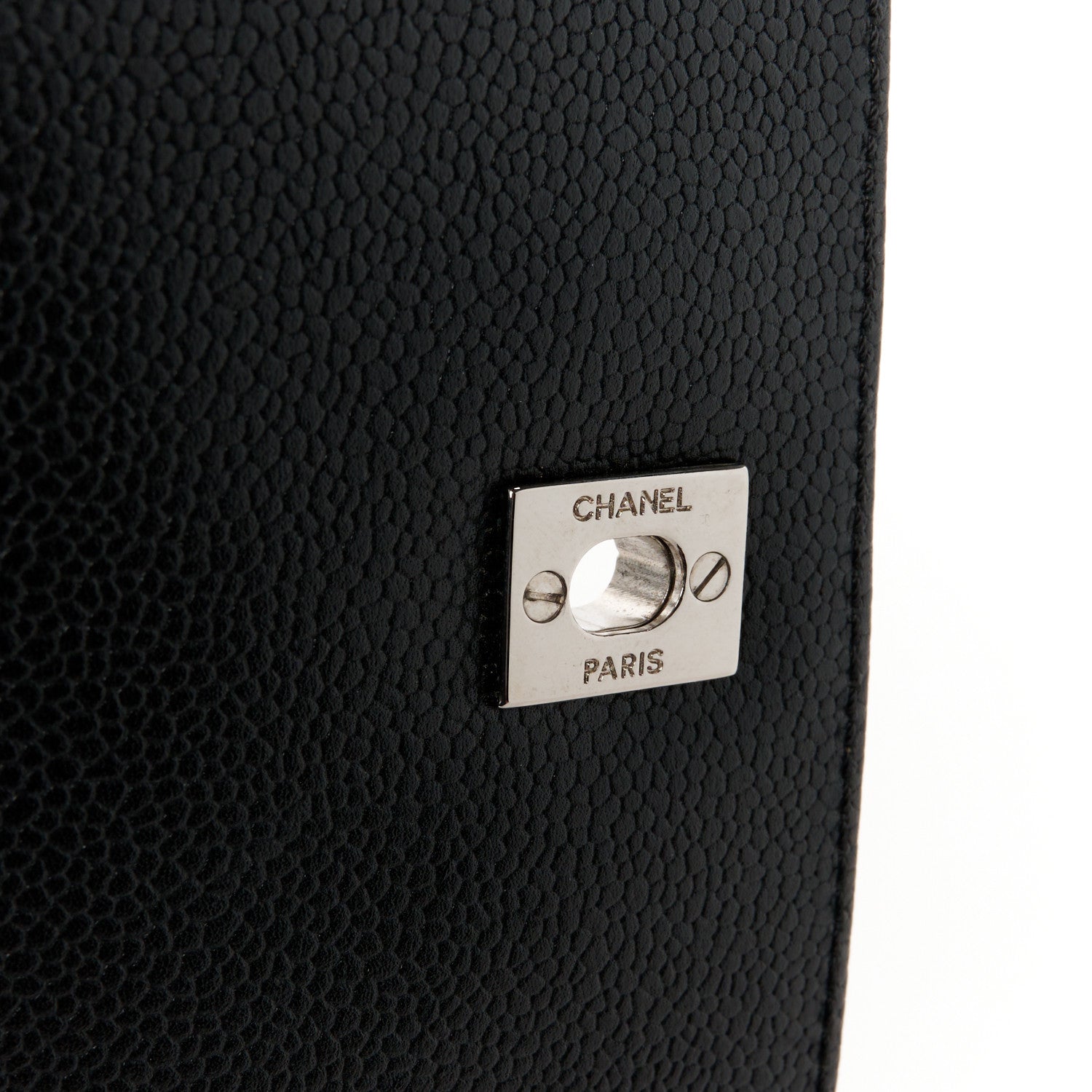 Chanel Caviar Quilted Jumbo Kelly Flap Black 6 of 12