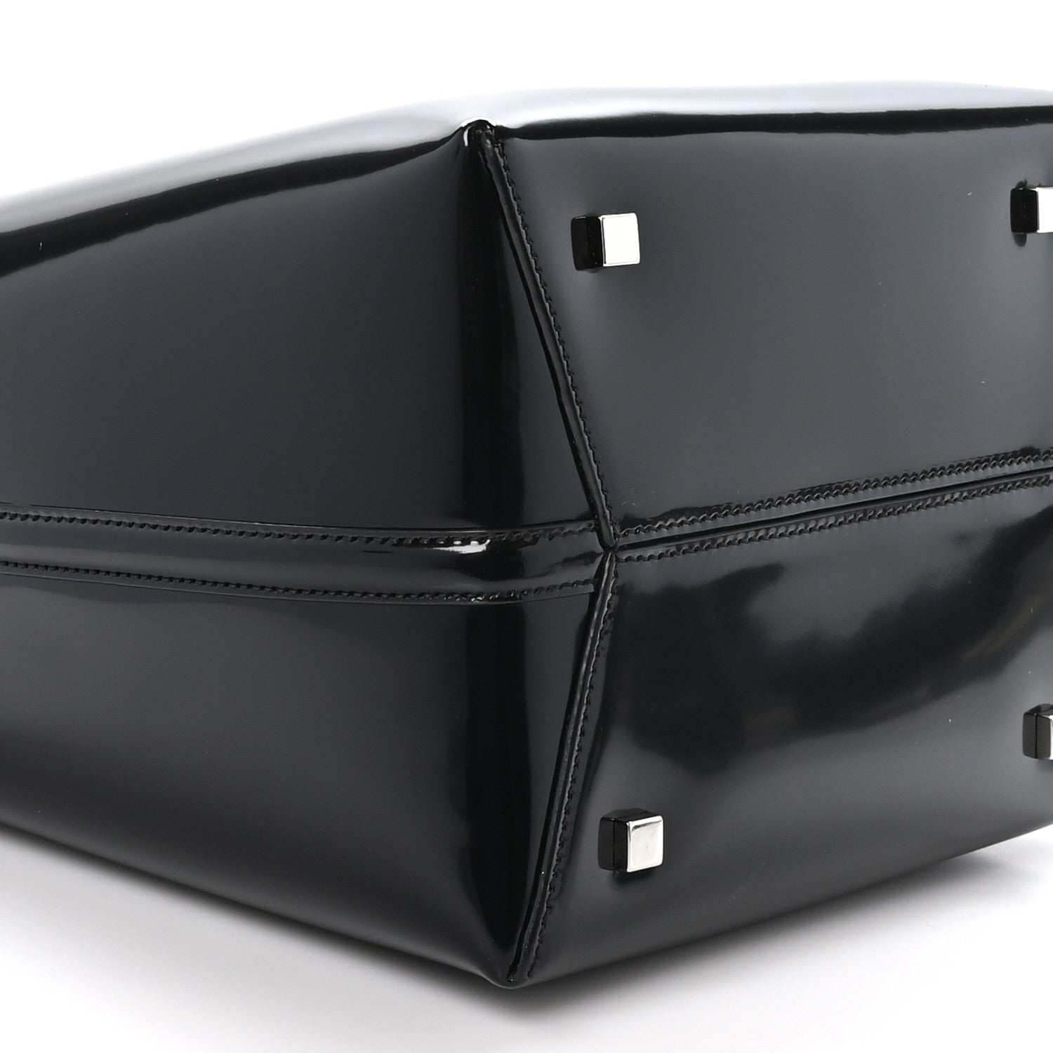 Saint Laurent Patent Calfskin Le 37 Bucket Bag Black 10 of 11