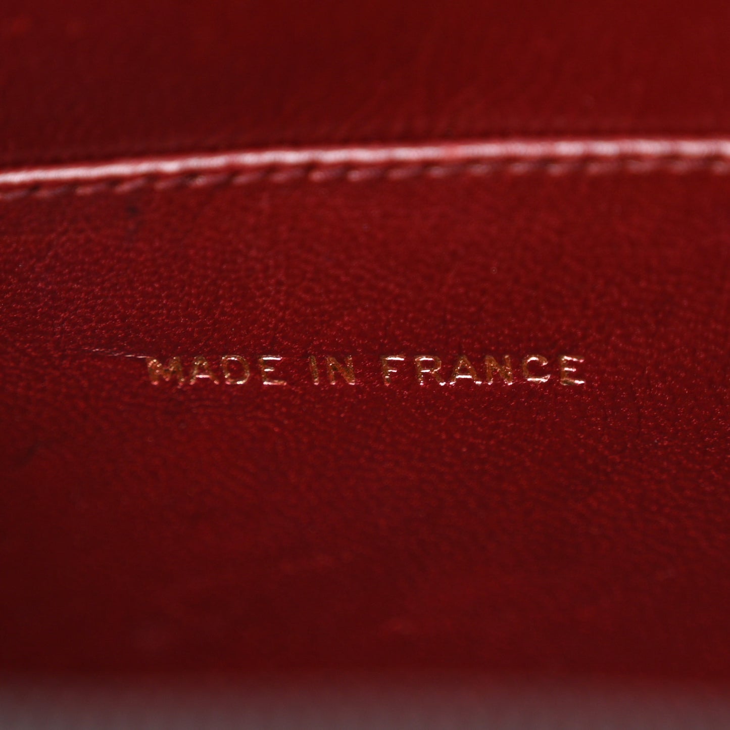 Lambskin Quilted Small Half Moon Clutch Black