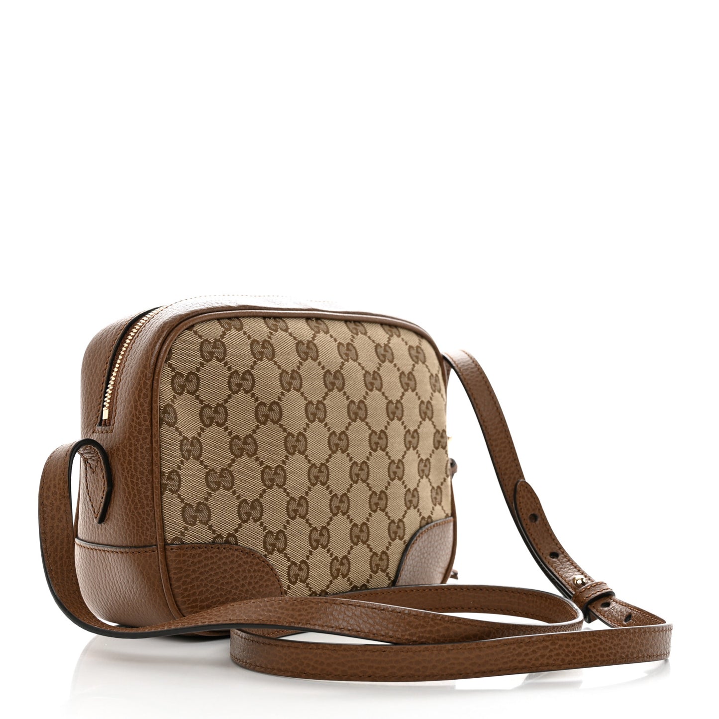 Monogram Mini Bree Messenger Bag Beige Tabacco