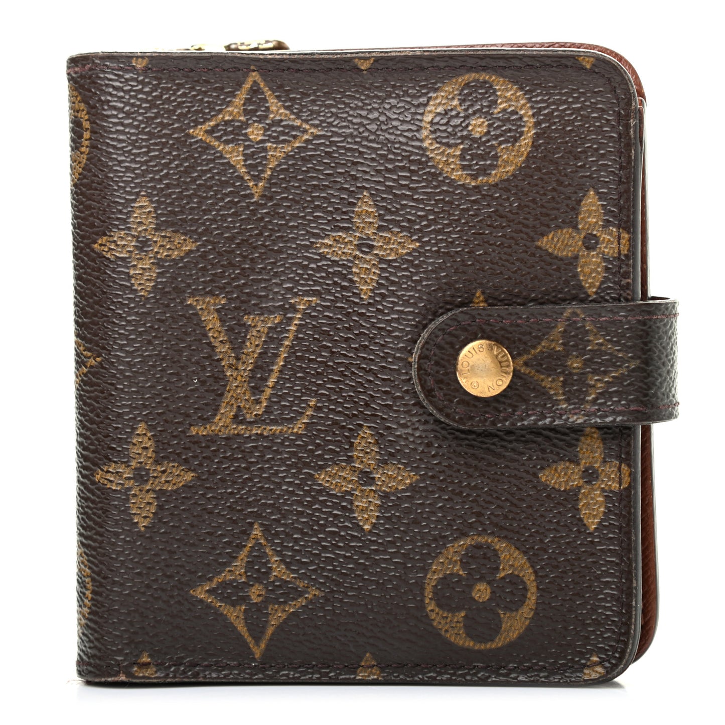 Monogram Compact Zippe Zipped Wallet