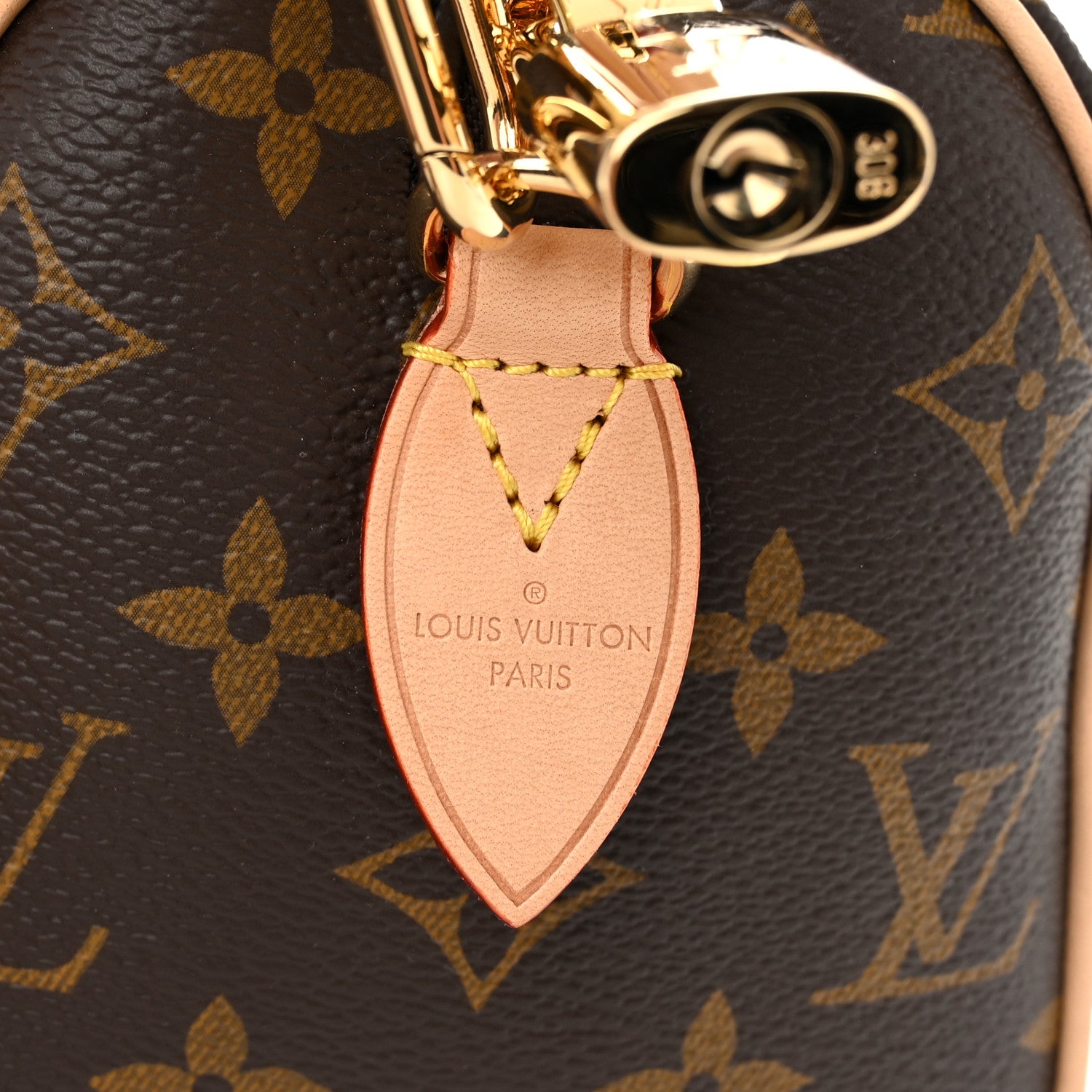 Louis Vuitton Monogram Speedy Bandouliere 20 Black 6 of 10