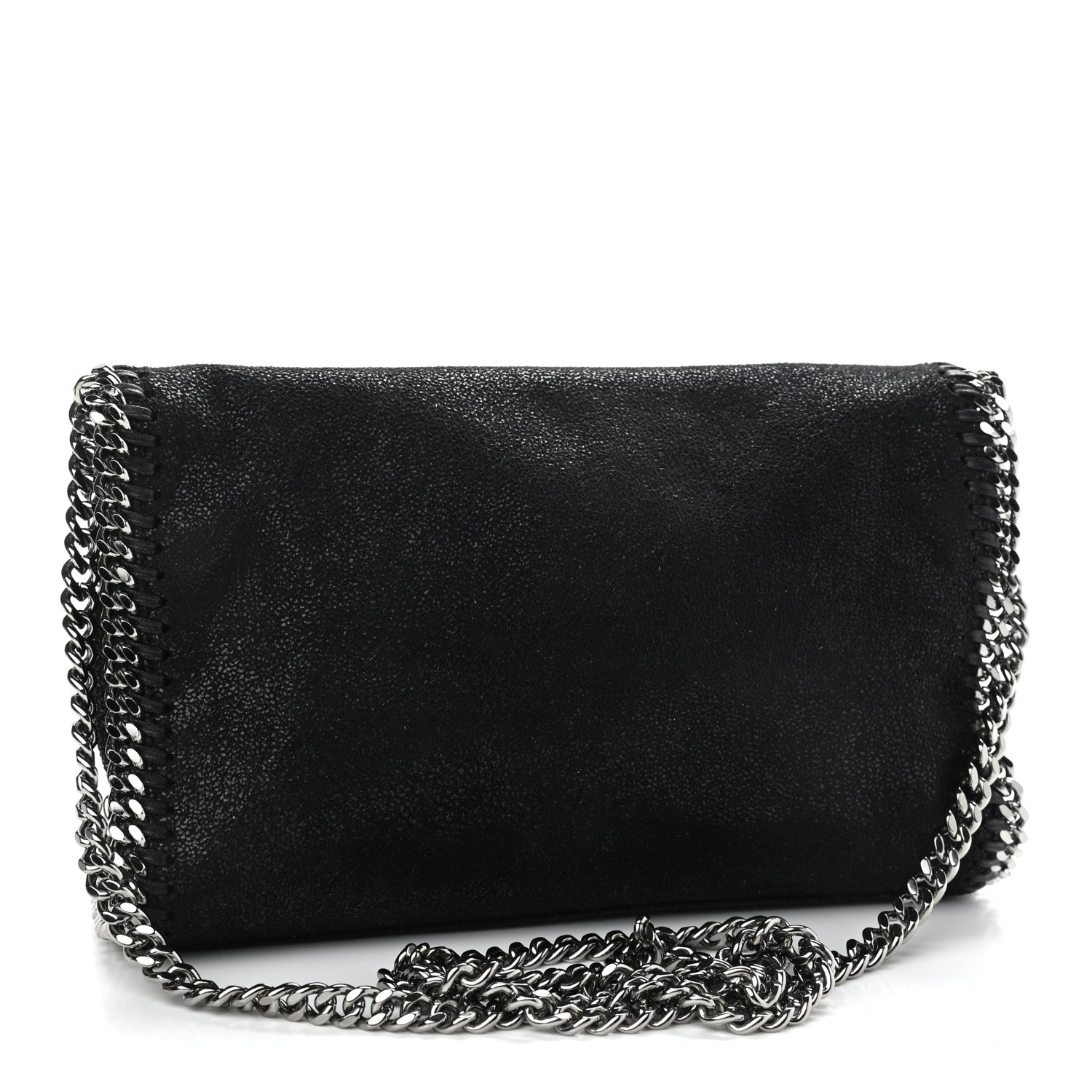 Stella McCartney Shaggy Deer Mini Falabella Shoulder Bag Black 3 of 10