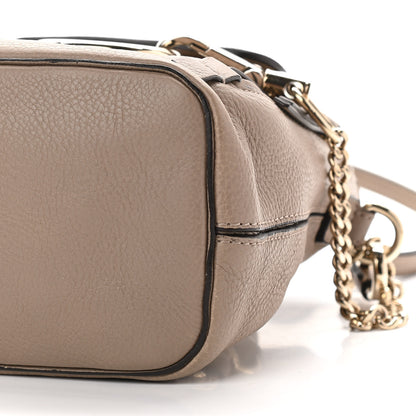 Chloe Suede Calfskin Mini Faye Backpack Motty Grey 9 of 10