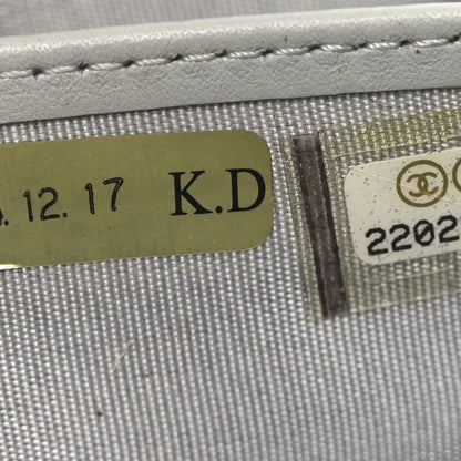 Chanel Canvas Deauville Zip Around Wallet Grey 8 of 10