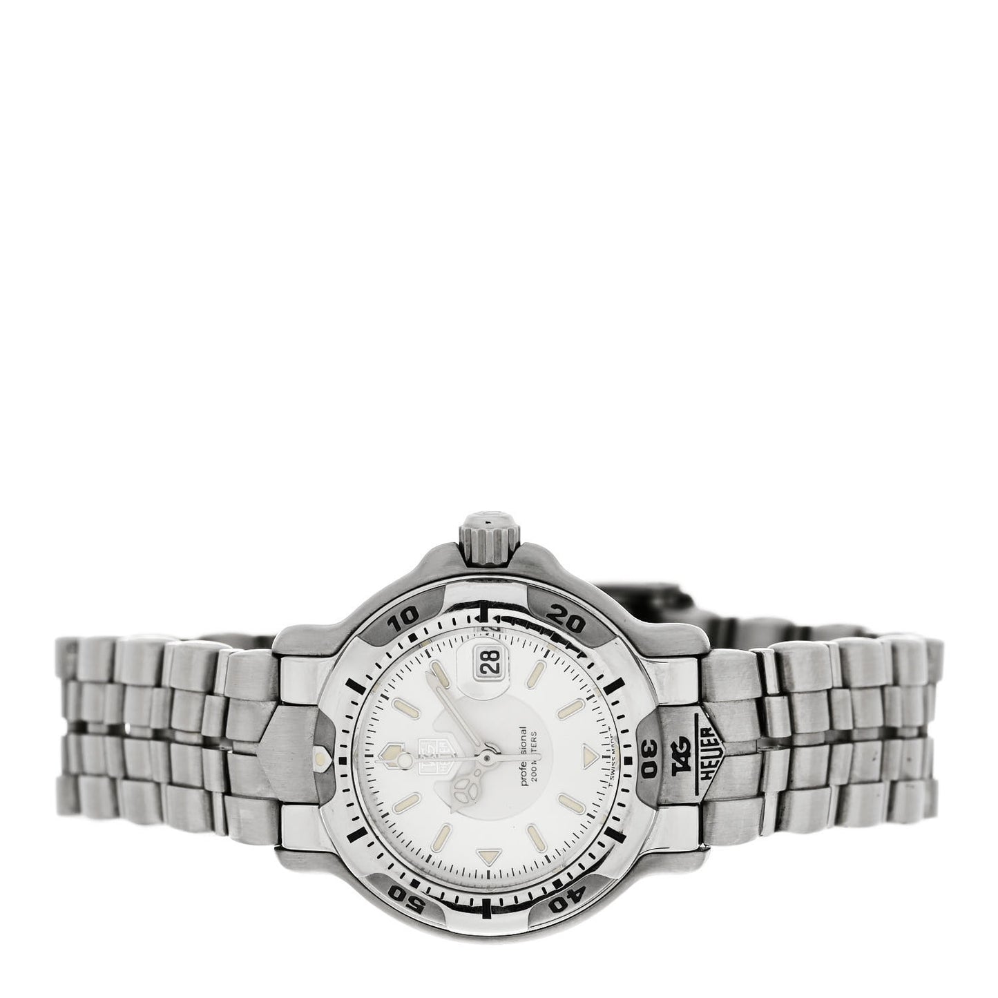 Stainless Steel 28mm Aquaracer 6000 Quartz Watch Silver WH1313- K1