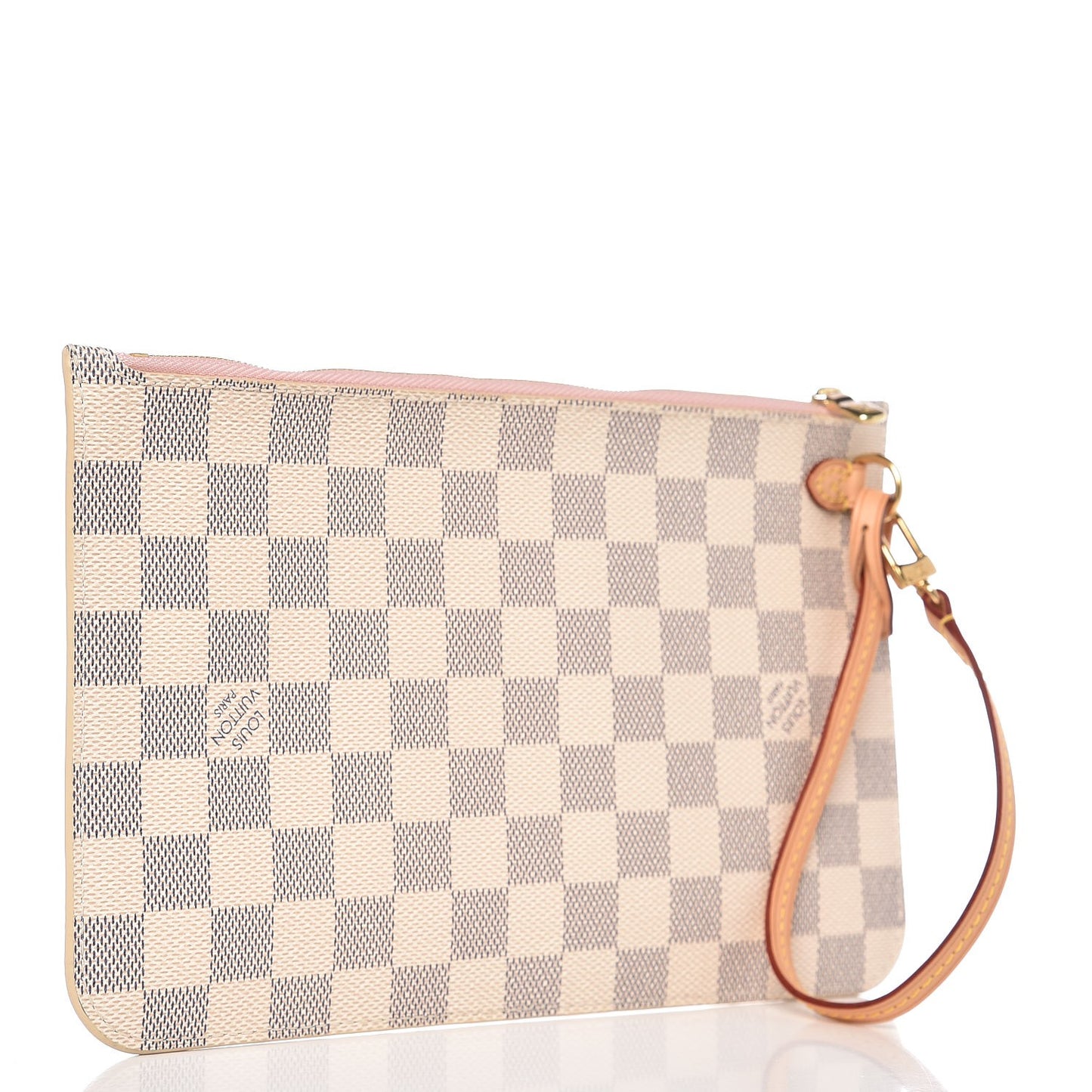 Damier Azur Neverfull MM GM Pochette Rose Ballerine