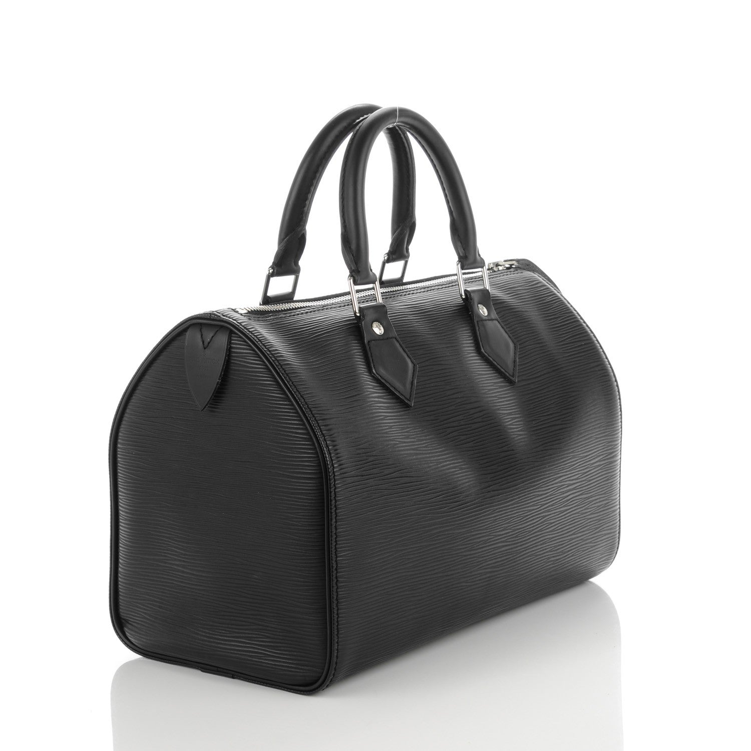 Louis Vuitton Epi Speedy 25 Black 3 of 7