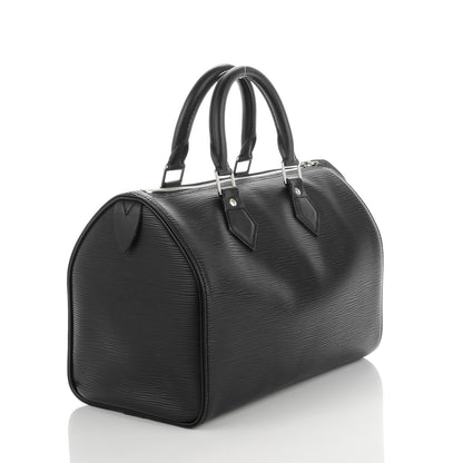 Louis Vuitton Epi Speedy 25 Black 3 of 7