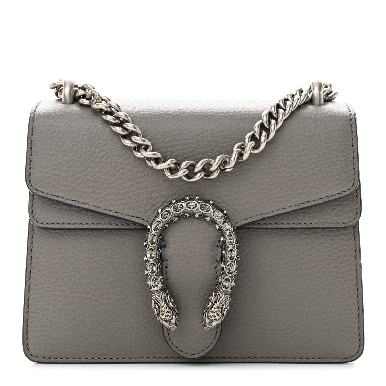 Gucci Calfskin Mini Dionysus Shoulder Bag Dusty Grey 1 of 13