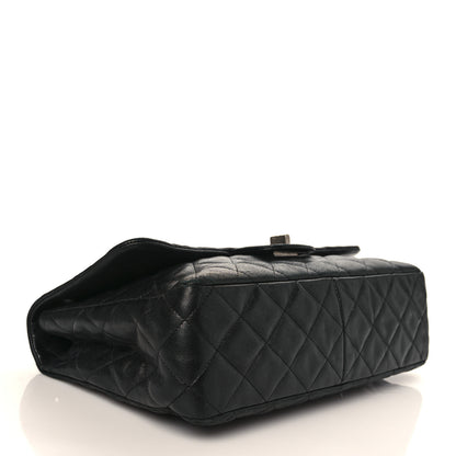 Chanel Washed Lambskin Quilted Jumbo Hybrid Reissue Flap Black 4 of 9