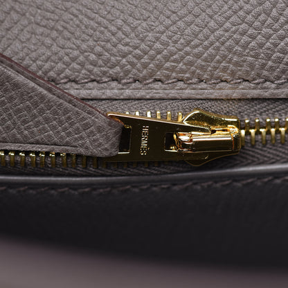 Hermes Epsom Kelly Sellier 28 Etain 13 of 37