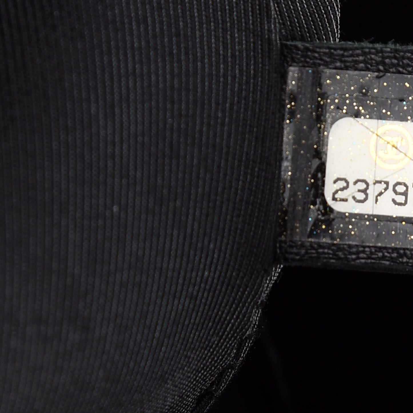 Calfskin Stitched Shopping Tote Black