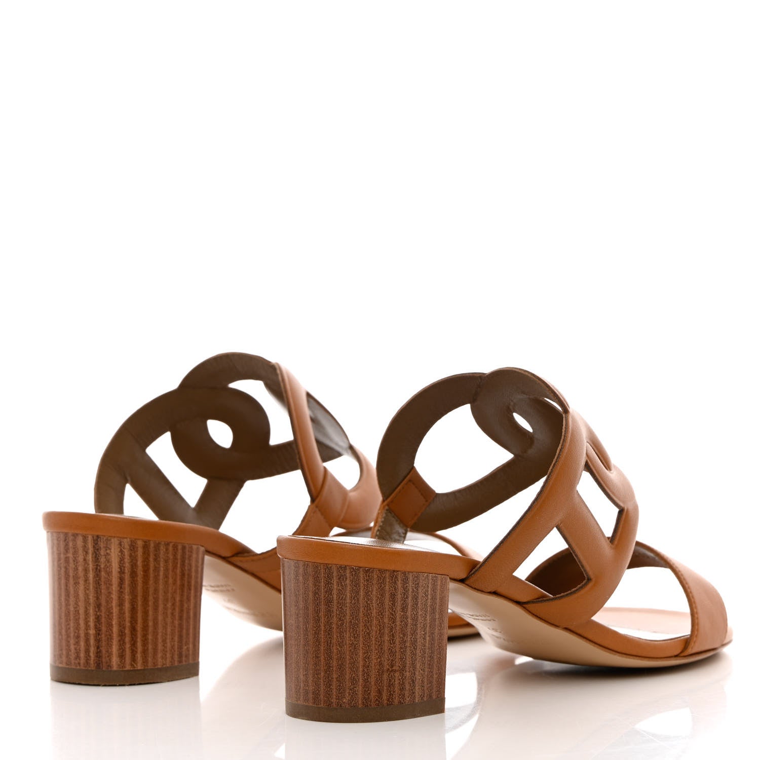 Hermes Nappa Bikini Sandals 37 Gold 4 of 10