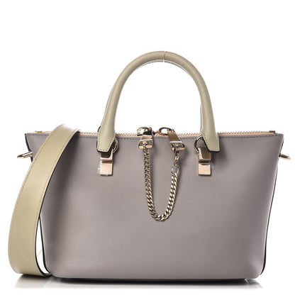 Chloe Smooth Calfskin Mini Baylee Tote Cashmere Grey 1 of 7