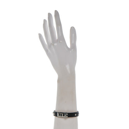 Hermes Swift Mini Dog Studded Round Bracelet T4 Black 2 of 5