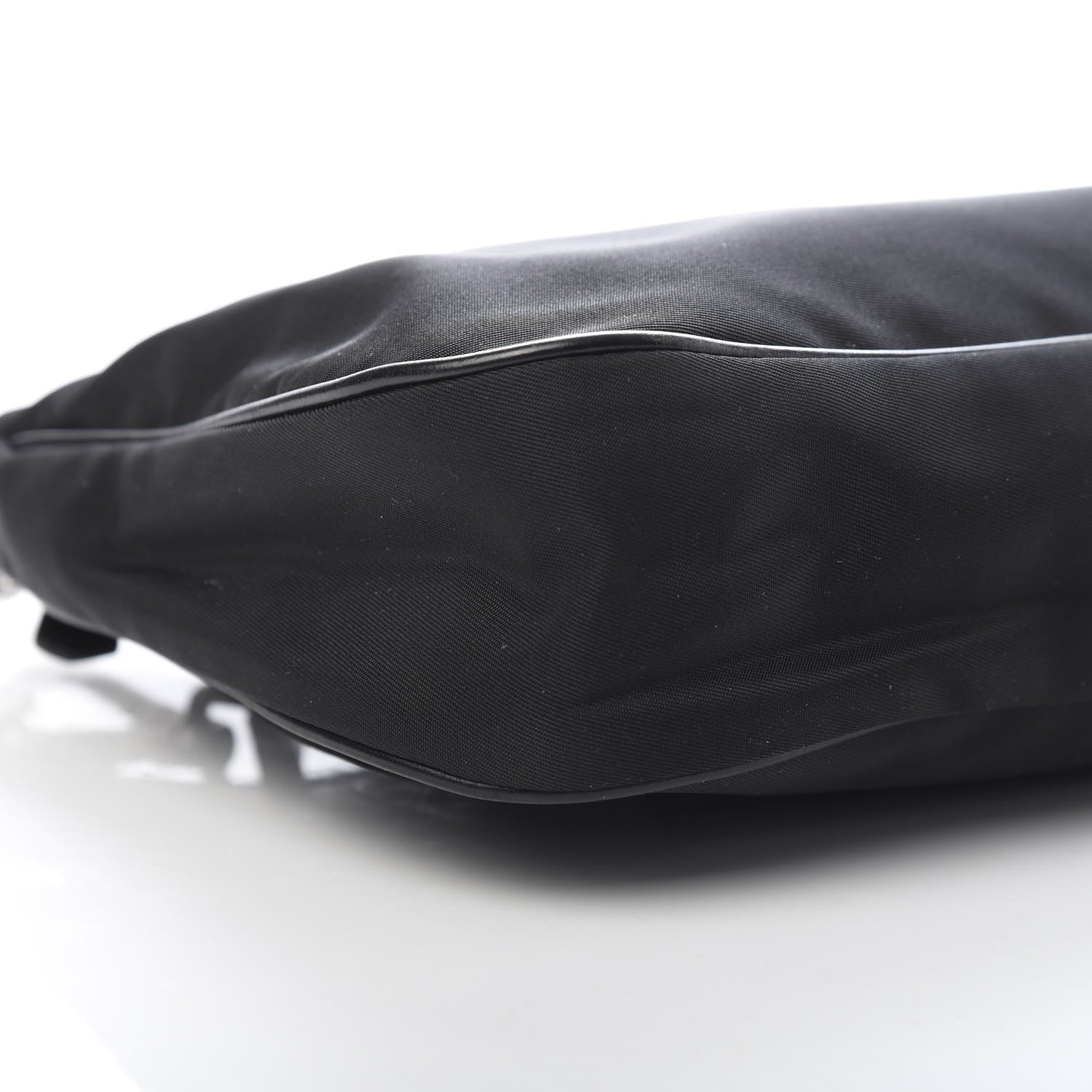 Prada Tessuto Light Nylon Pochette Bag Black 8 of 11