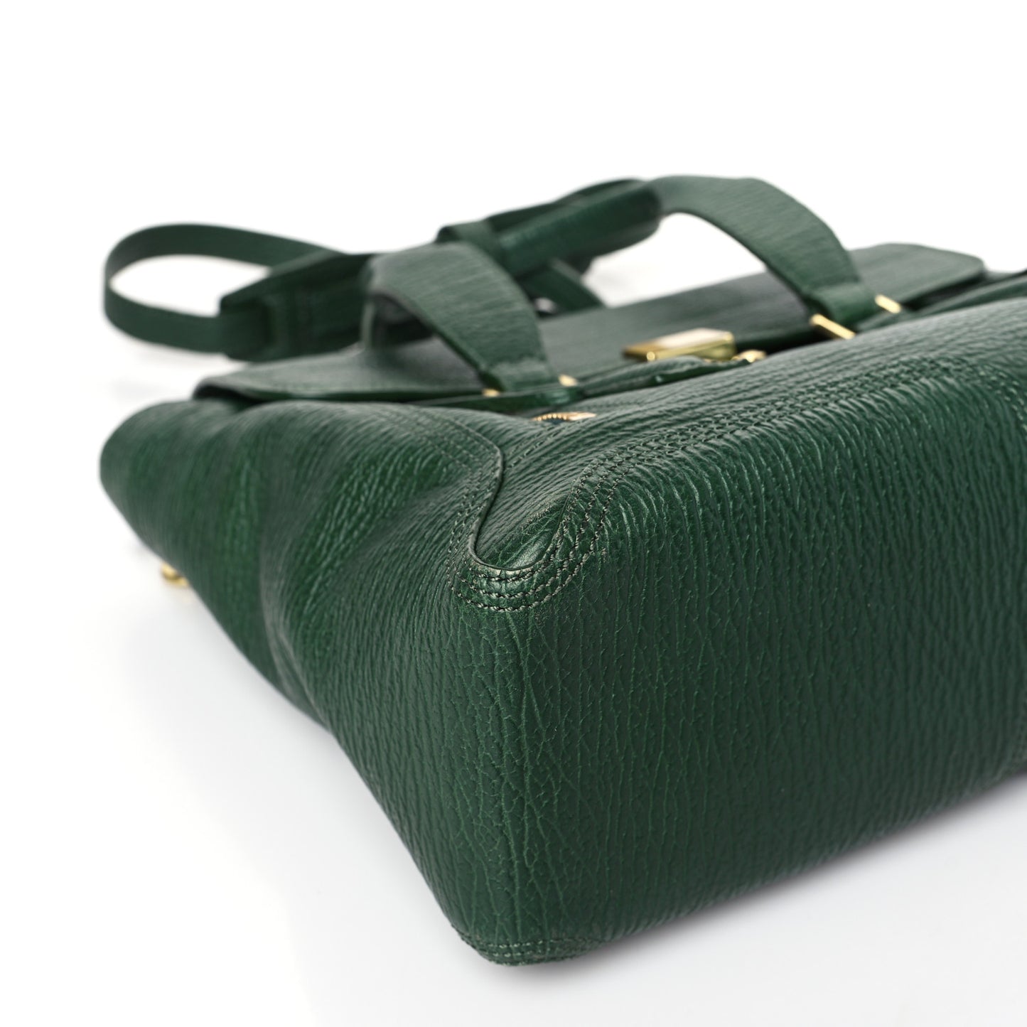 Textured Calfskin Medium Pashli Satchel Jade