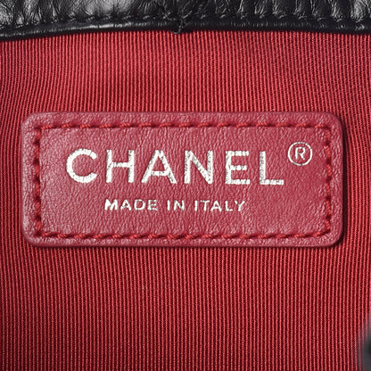 Chanel Aged Calfskin Quilted Gabrielle Backpack Black 8 of 9