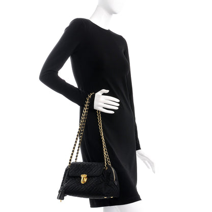 Prada Nylon Tessuto Impuntu Quilted Flap Black 3 of 11