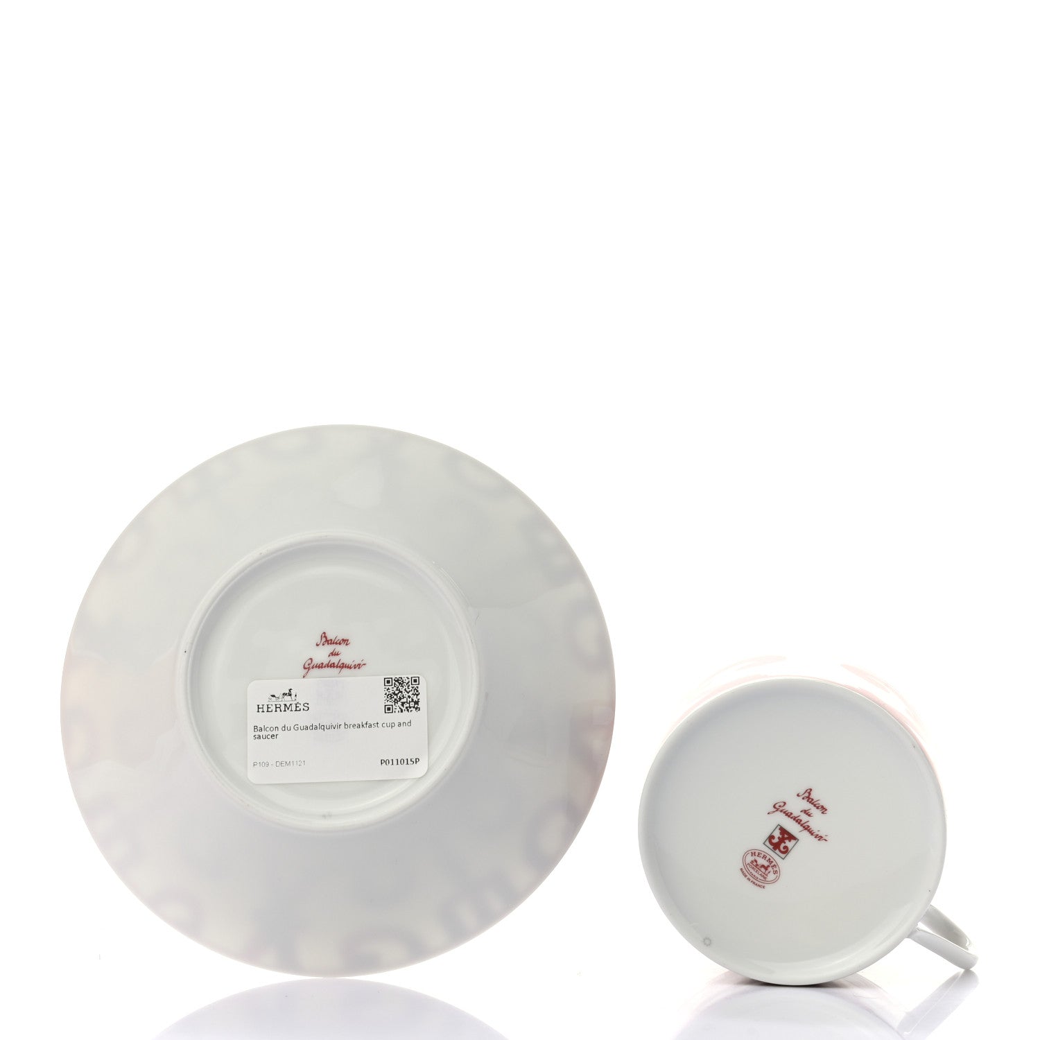 Hermes Porcelain Balcon du Guadalquivir Breakfast Cup And Saucer Set Of 2 4 of 8