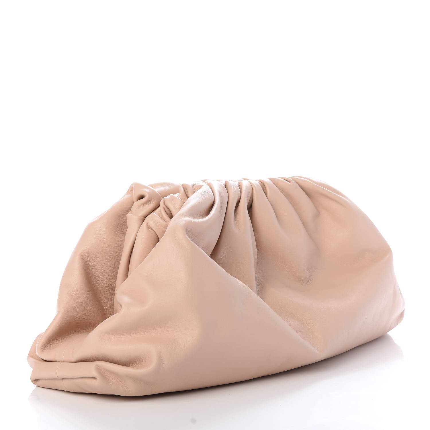 Bottega Veneta Smooth Butter Calf The Pouch Oversized Clutch Nude 3 of 6