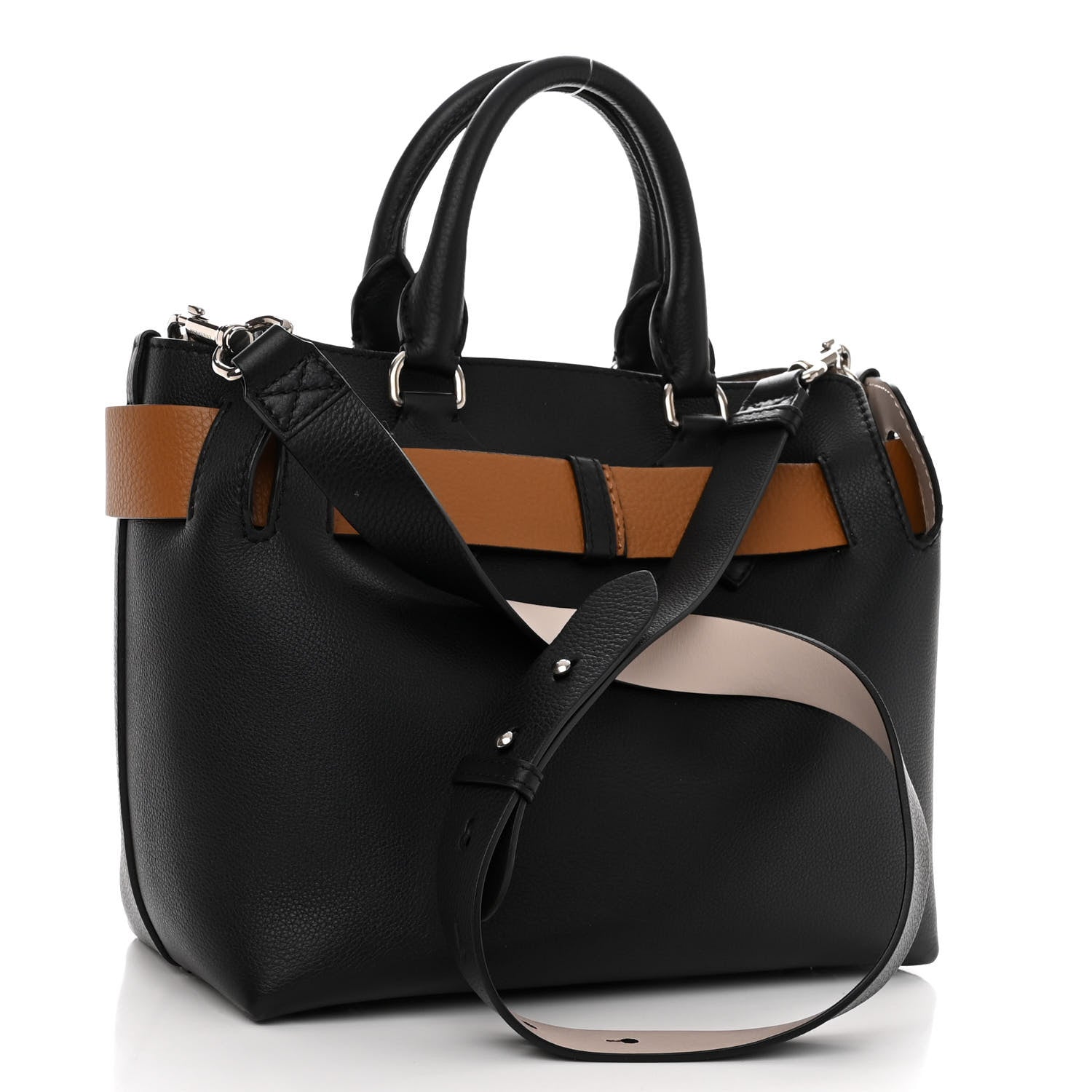 Burberry Soft Grain Calfskin Baby Belt Bag Black 3 of 9