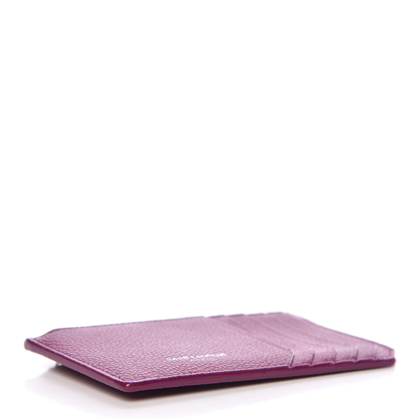 Grained Calfskin 5 Fragments Zip Pouch Card Holder Pivoine