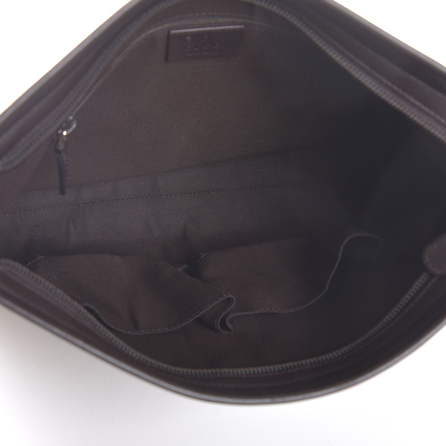 Gucci GG Plus Monogram Medium Flat Messenger Bag Dark Brown 5 of 7