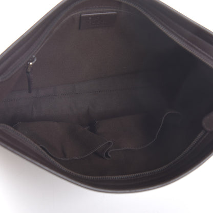Gucci GG Plus Monogram Medium Flat Messenger Bag Dark Brown 5 of 7