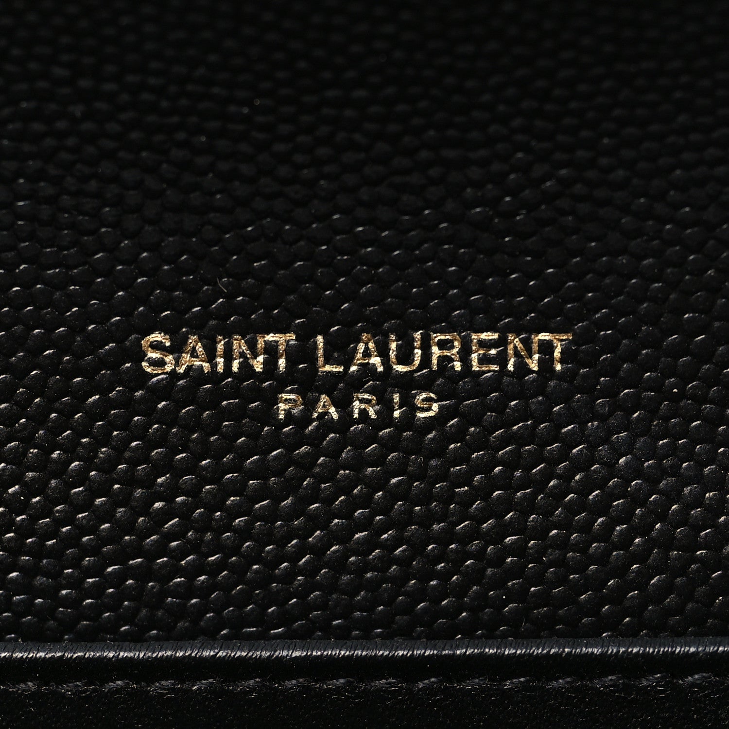 Saint Laurent Grain De Poudre Uptown Chain Wallet Black 7 of 11